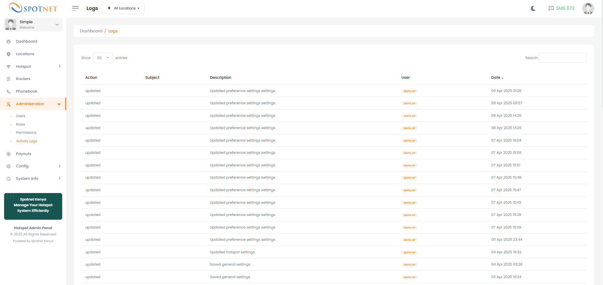 System Logs & Monitoring
